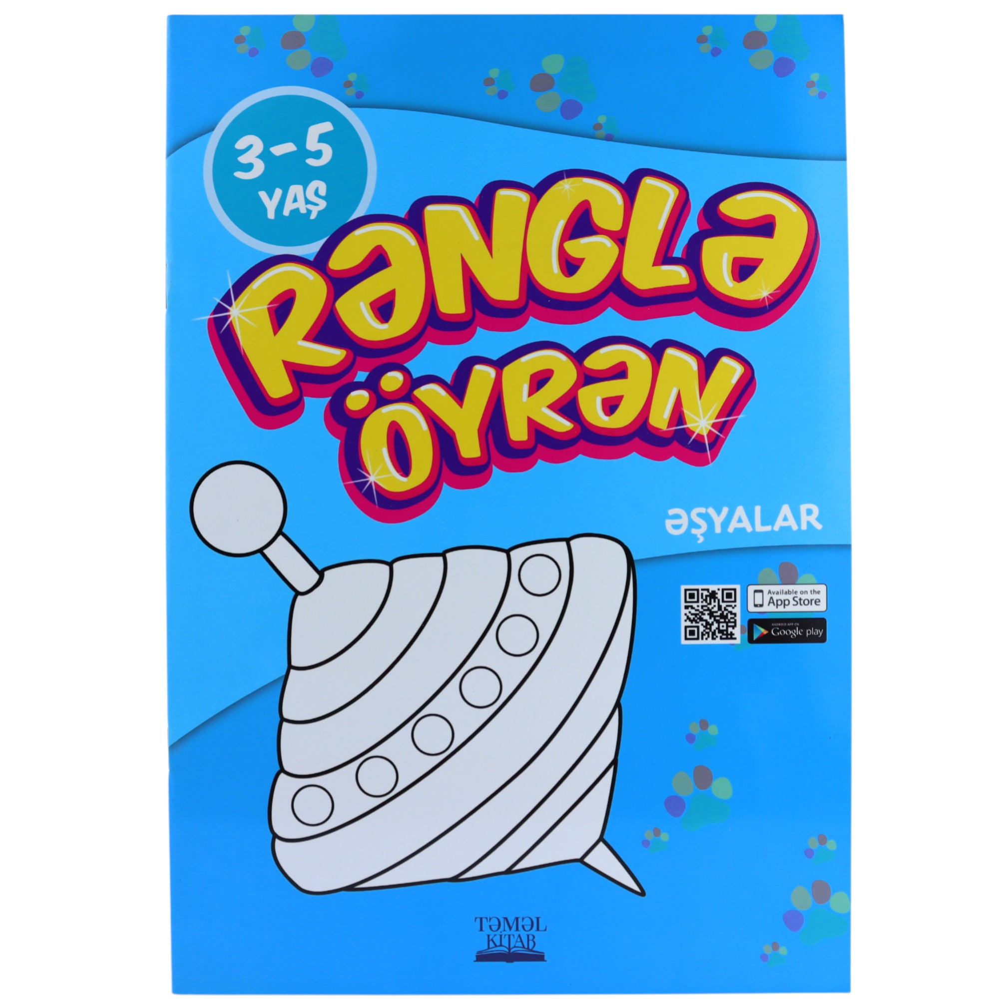 Rənglə Öyrən 3-5 yaş / Əşyalar / Təməl Kitab